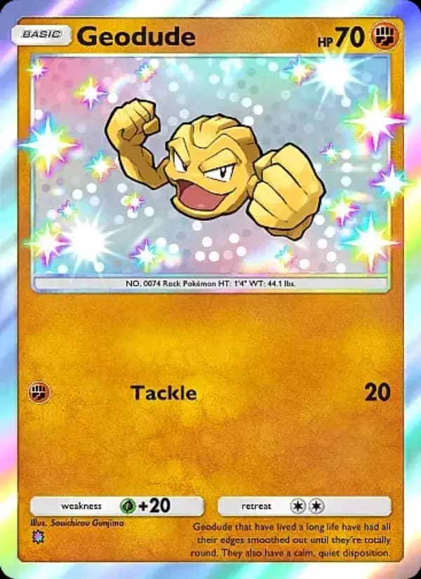 Geodude — Mega Rising, One Shiny