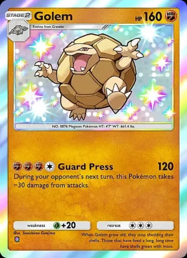Golem — Mega Rising, One Shiny
