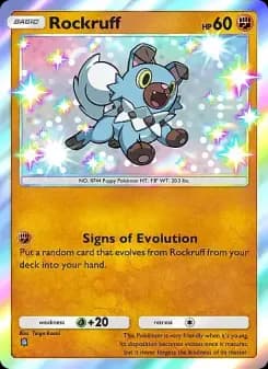 Rockruff — Mega Rising — One Shiny