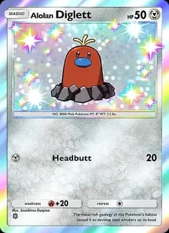 Alolan Diglett — Mega Rising — One Shiny