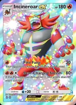 Incineroar ex — Mega Rising — Two Shiny