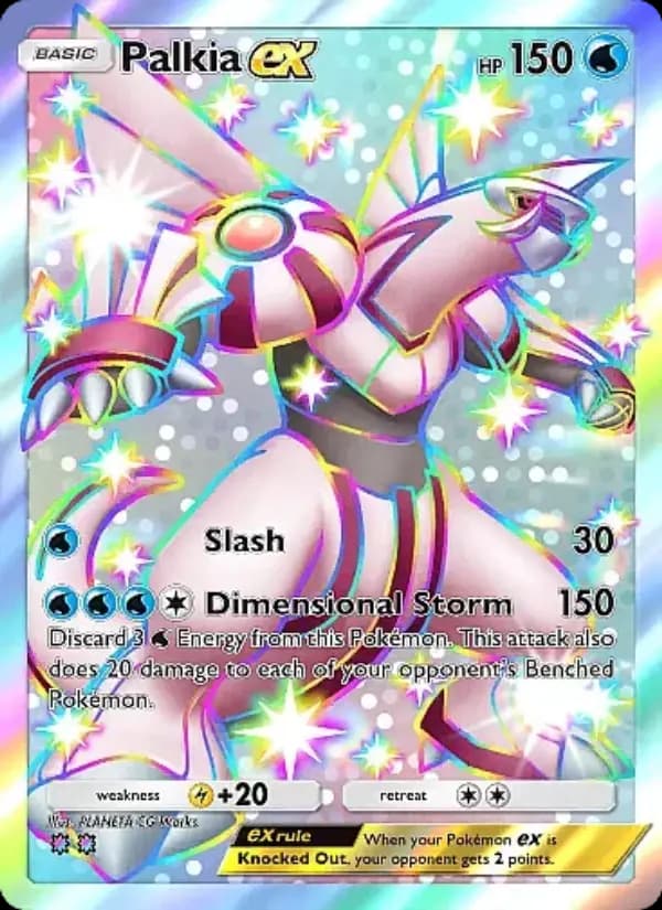Palkia ex — Mega Rising, Two Shiny