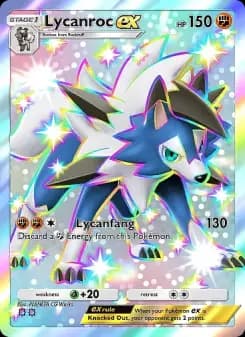 Lycanroc ex — Mega Rising — Two Shiny