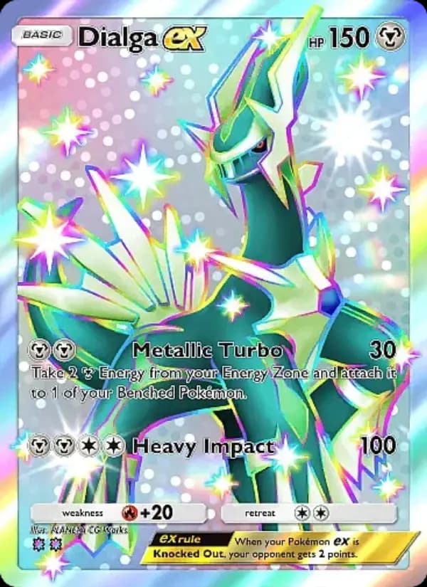 Dialga ex — Mega Rising, Two Shiny