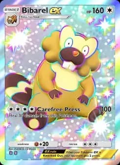 Bibarel ex — Mega Rising — Two Shiny