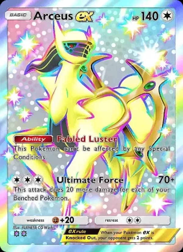 Arceus ex — Mega Rising, Two Shiny