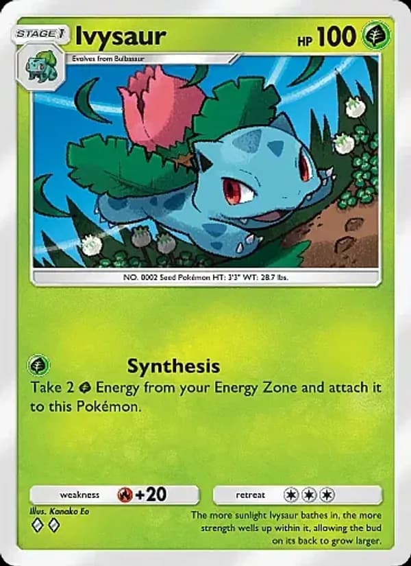 Ivysaur — Crimson Blaze, Two Diamond
