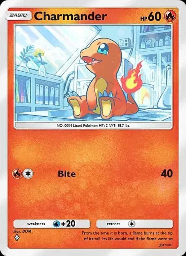 Charmander — Crimson Blaze, One Diamond