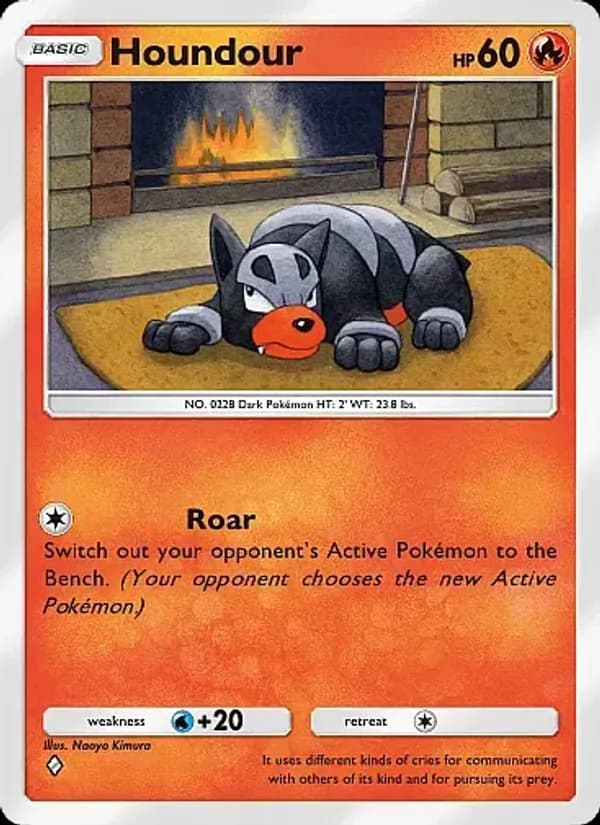 Houndour — Crimson Blaze, One Diamond