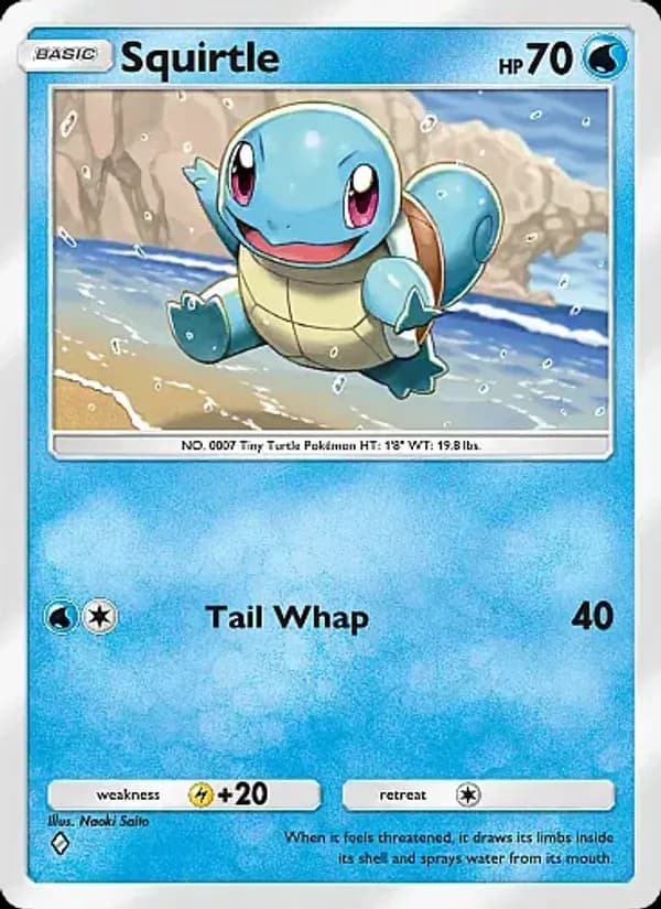 Squirtle — Crimson Blaze, One Diamond