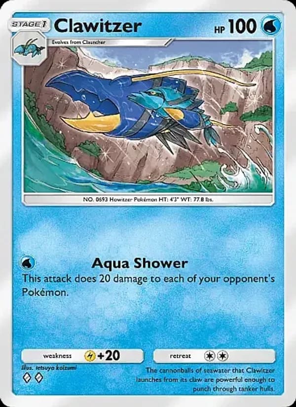 Clawitzer — Crimson Blaze, Two Diamond