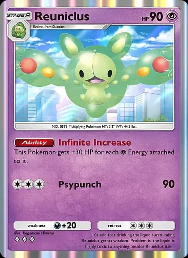 Reuniclus — Crimson Blaze, Three Diamond