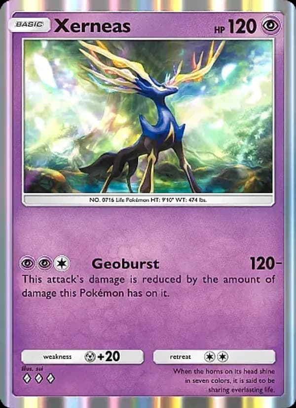 Xerneas — Crimson Blaze, Three Diamond