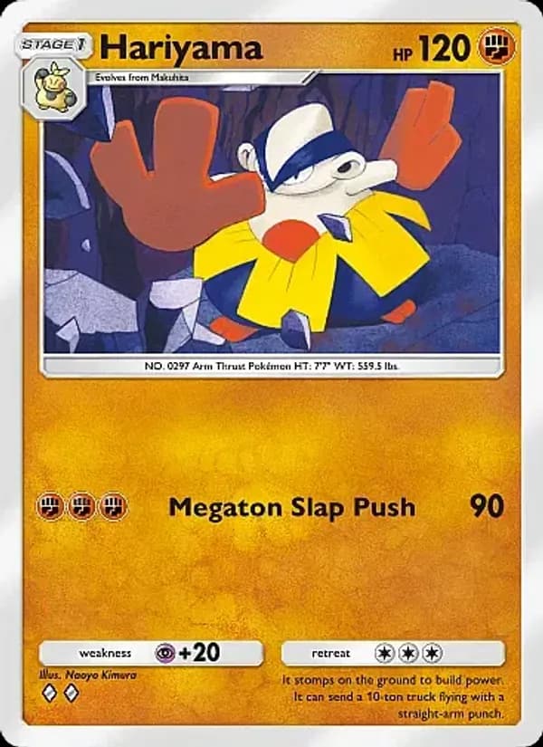 Hariyama — Crimson Blaze, Two Diamond