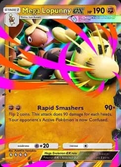 Mega Lopunny ex — Crimson Blaze — Four Diamond