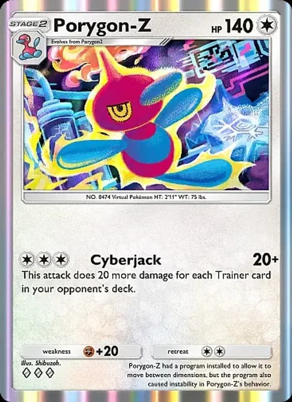 Porygon-Z — Crimson Blaze, Three Diamond