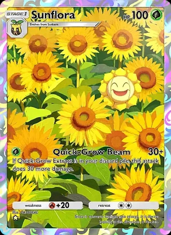 Sunflora — Crimson Blaze, One Star