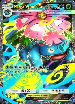 Mega Venusaur ex — Crimson Blaze — Two Star