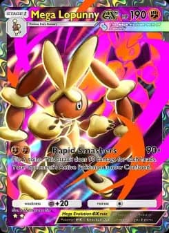 Mega Lopunny ex — Crimson Blaze — Two Star