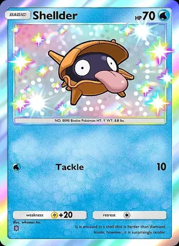 Shellder — Crimson Blaze, One Shiny