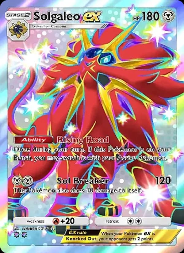 Solgaleo ex — Crimson Blaze, Two Shiny