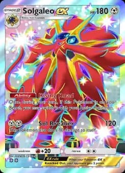 Solgaleo ex — Crimson Blaze — Two Shiny