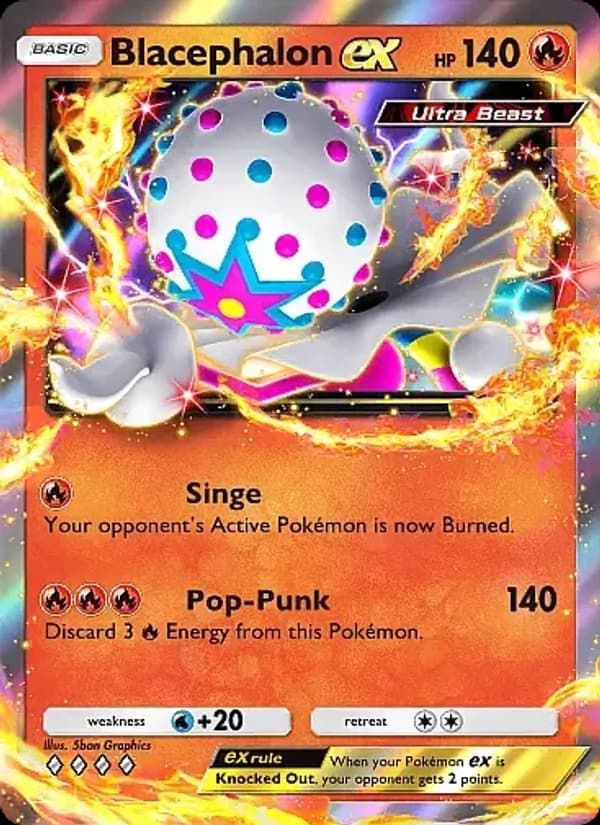 Blacephalon ex — Fantastical Parade, Four Diamond