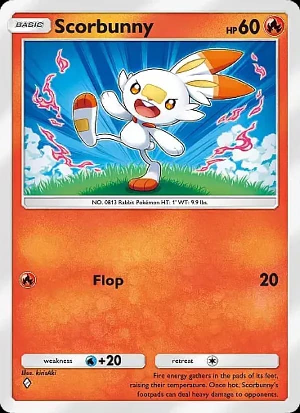 Scorbunny — Fantastical Parade, One Diamond