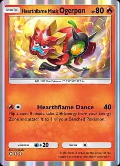 Hearthflame Mask Ogerpon — Fantastical Parade — Three Diamond