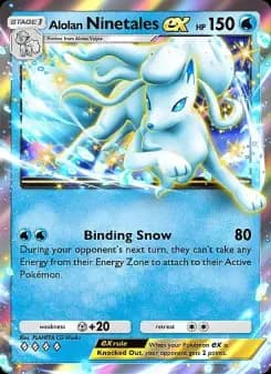 Alolan Ninetales ex — Fantastical Parade — Four Diamond