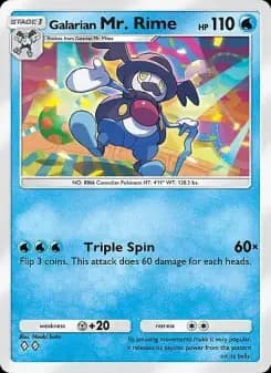 Galarian Mr. Rime — Fantastical Parade — Two Diamond