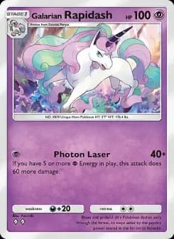 Galarian Rapidash — Fantastical Parade — Two Diamond