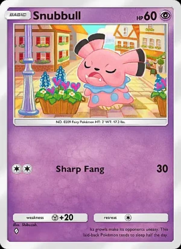 Snubbull — Fantastical Parade, One Diamond