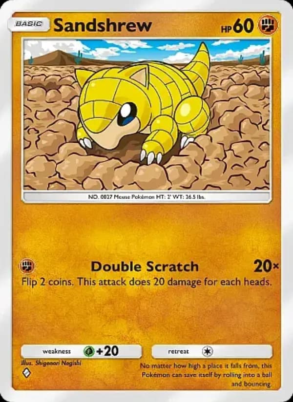 Sandshrew — Fantastical Parade, One Diamond