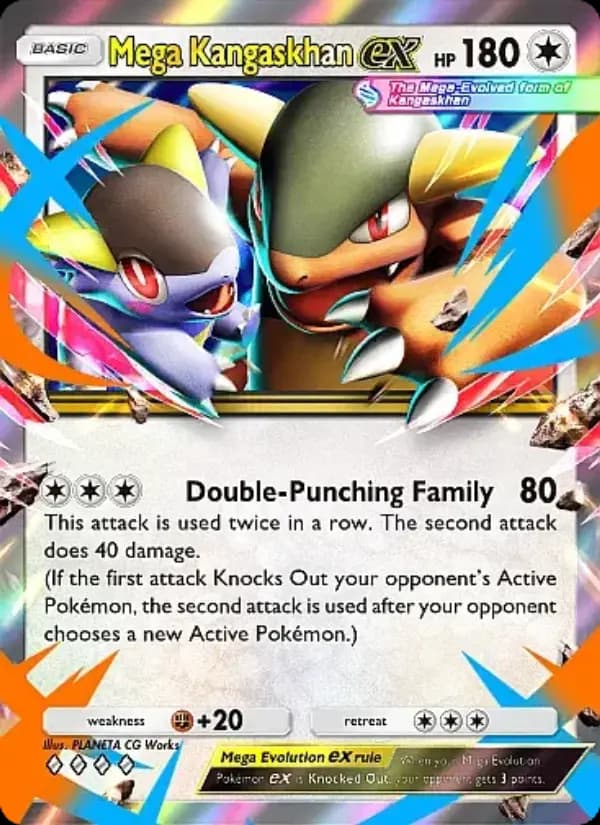 Mega Kangaskhan ex — Fantastical Parade, Four Diamond