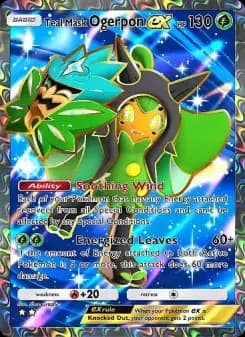 Teal Mask Ogerpon ex — Fantastical Parade — Two Star