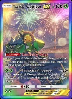 Teal Mask Ogerpon ex — Fantastical Parade — Two Star