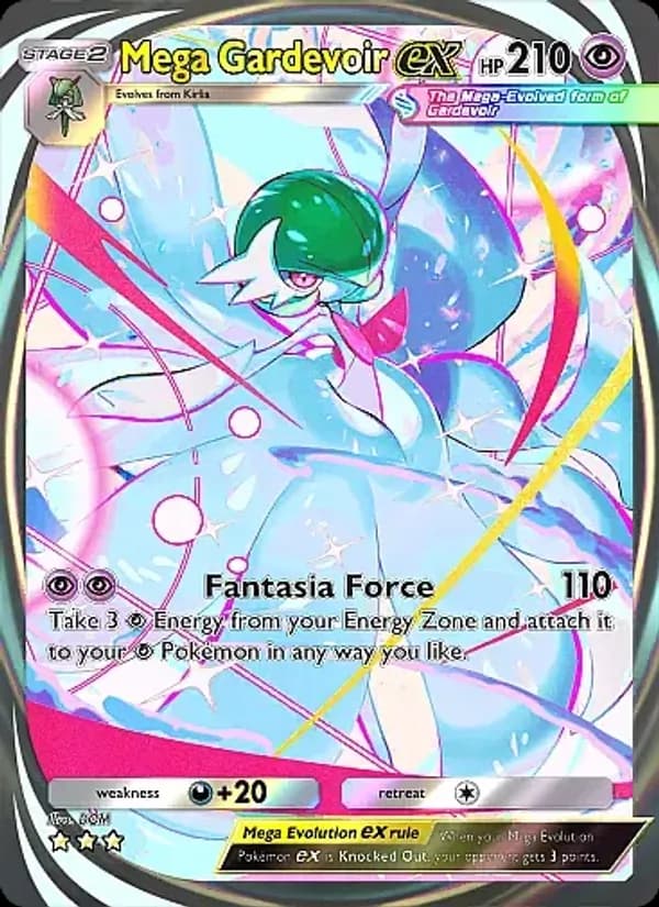 Mega Gardevoir ex — Fantastical Parade, Three Star