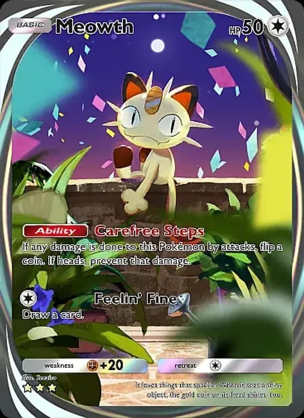 Meowth — Fantastical Parade, Three Star
