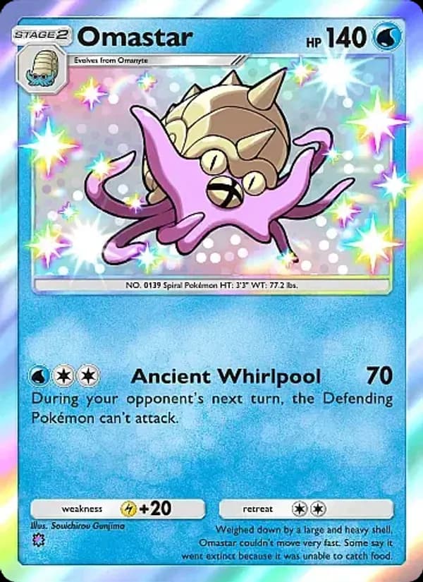 Omastar — Fantastical Parade, One Shiny