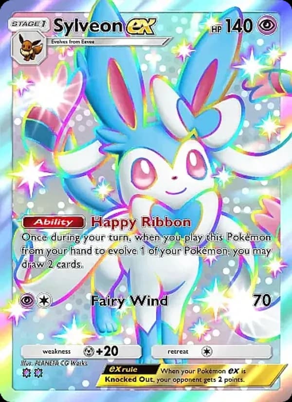 Sylveon ex — Fantastical Parade, Two Shiny