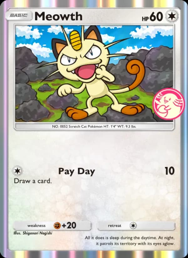 Meowth — Promos-A, None