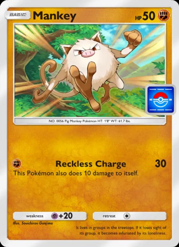 Mankey — Promos-A, None