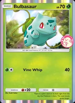 Bulbasaur — Promos-A — None