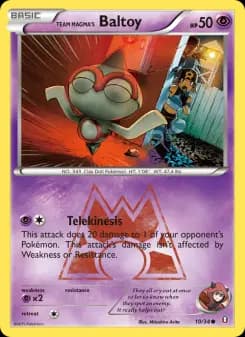 Team Magma's Baltoy — Double Crisis — Common