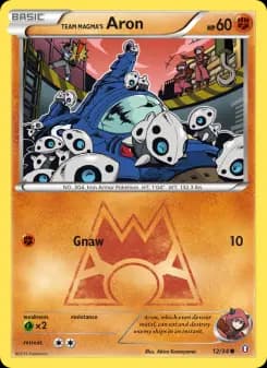 Team Magma's Aron — Double Crisis — Common