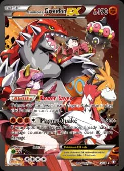 Team Magma's Groudon EX — Double Crisis — Ultra Rare