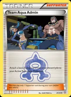 Team Aqua Admin — Double Crisis — Uncommon