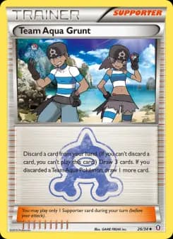 Team Aqua Grunt — Double Crisis — Uncommon