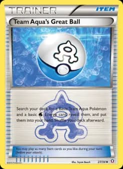Team Aqua's Great Ball — Double Crisis — Uncommon